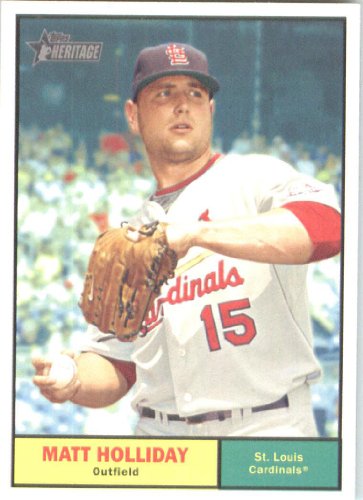 2010 Topps Heritage #178 Matt Holliday - St. Louis Cardinals (Baseball Cards)