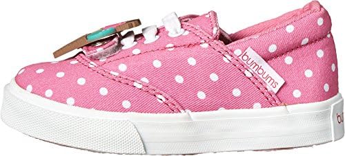 Bumbums & Baubles Girl's Spencer (Toddler/Little Kid/Big Kid) Pink Polka Dot Sneaker 13 Little Kid M