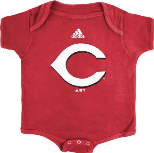 Cincinnati Reds Red adidas Team Logo Newborn/Infant Creeper