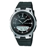 New Casio Ana Digi Dual Time Data Bank Watch with World Time, Alarm, Timer and More (AZ5533) by Casio