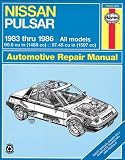 Haynes Nissan Pulsar Owners Workshop Manual, No. 876: 1983 thru 1986 (Haynes Manuals)