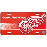 Detroit Red Wings Street Flair License Plate