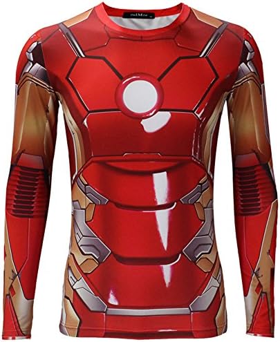 Horries Mens Long Sleeve Cosplay T-shirt