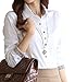 ACEFAST INC Fly Feeling Women's Casual Long-Sleeved OL Patchwork Autumn Occupation Shirt