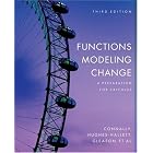 Click here to buy Functions Modeling Change: A Preparation for Calculus by  Eric Connally.