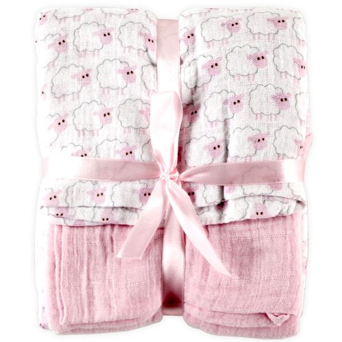 Buy Hudson Baby 2 Count Muslin Swaddle Blanket, Pink