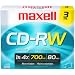 Maxell 630030 CD-RW 700MB 3 Pack Discs