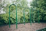 10' Arch Swing Set with 2 Seats (2 3/8 Top Rail and 2 3/8 Diameter Legs)