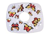 Butterfly Decorated Sink Mat Set