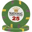 Paulson National Poker Series All Clay Poker Chips