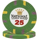 Paulson National Poker Series All Clay Poker Chips