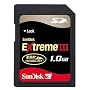 SANDISK EXTREME III SD 1GB CARD