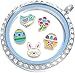 Sanddollar Sand Dollar Snap Charm GS818 (Standard 18mm Size)