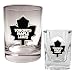 Toronto Maple Leafs NHL Rocks Glass & Square Shot Glass Set - Primary Logo