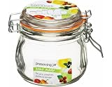 Kitchen & Housewares : Kitchen Craft Deluxe Glass Preserving Jar,550 g (19 oz)
