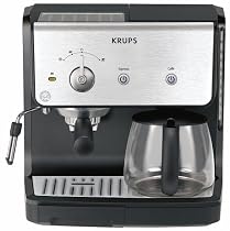 Krups Combi Espresso XP200040 Cappuccino and Filter Coffee Machine