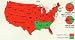 All Products : Map of United States (Presidential Election, 1928) Art Poster Print - 13" X 19"