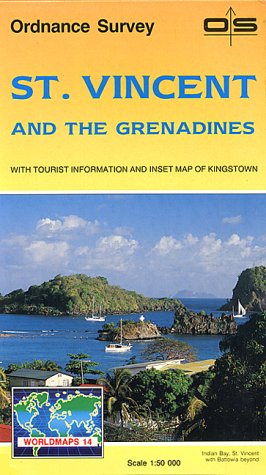 City Travel Guides Discounted  Livres : Carte routière : Saint-Vincent - Les Grenadines