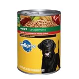 Pedigree Weight Management Beef & Liver in Meaty Juices Food for Dogs, 13.2-Ounce Cans
