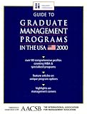 Graduate Management Programs in the USA: 2000 (Guide to Graduate Management Programs in the USA, 2000)