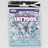 Glitter 4 Girls Party Pack '12, Over 50 Temporary Tattoos