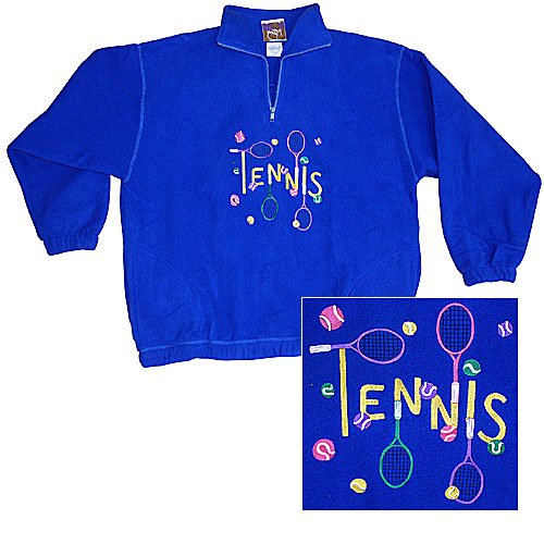Womens Bouncing Ball Fleece Pullover
