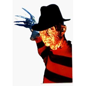 Nightmare on Elm Street - Freddy Krueger & Claws - Sticker / Decal