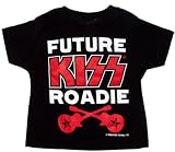Sourpuss FUTURE KISS ROADIE TODDLER KIDS ROCK TEE in Black - All Sizes
