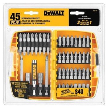 DEWALT DW2166 Screwdriving Set, 45-Piece