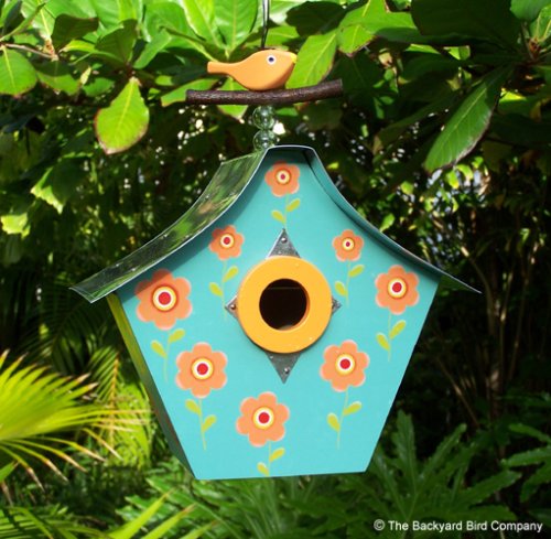 Rossos International - Retro Flower Birdhouse