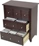 CD / DVD Storage Unit with Cherry Finish [KD-MM-3-CHERRY-GG]