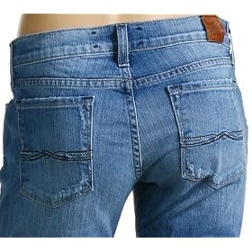 Lucky Brand Southport Zoe Bootleg Jeans Women's Jeans 10/30 Reg Ol Broken Cumins - 7W10414 B4U/460 - Slim Fit - Lowrise - Zip Fly - Distressed Look