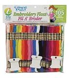 Jumbo Cotton Embroidery Floss 105 Skeins-