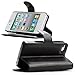 iPhone 4 case,iPhone 4s case,Wallet case,PU Leather case,by Mokai Start® ,Credit Card Holder,Flip Cover Skin Case Pouch[Black] for iPhone 4 4S+USB Data Cable(One year warranty)+ Screen Protector+ Stylus Pen