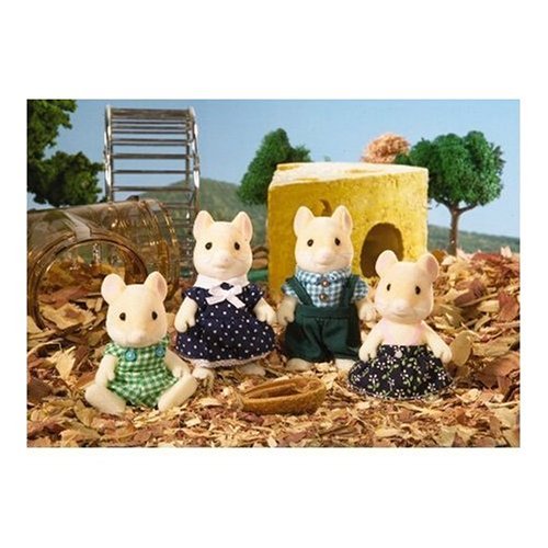Calico Critters---Hawthorne Hamster Family