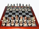Samurai Hand Decorated Chess Set with Board (AB003)