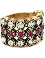 Azaara "Crystal" Ruby Crystal Ring