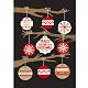 V&A Printmakers Pack of 12 Luxury Christmas Cards||EVAEX