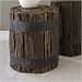 Reclaimed Wood Bundle Stool - 18 Tall by Shiraleah