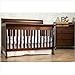 Bundle-10 Kalani 4-in-1 Convertible Crib with Toddler Rail in Espresso (2 Pieces)