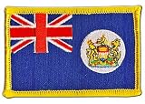 Écusson brodé Flag Patch Hongkong ancien - 8 x 6 cm