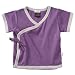 Babysoy Kimono Tee , Eggplant 3-6 Months