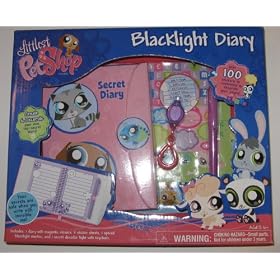 Littlest Pet Shop Blacklight Diary by