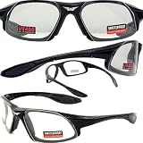 SAFETY GLASSES COBRA UV400 SUNGLASSES ANSI Z87.1 EYE PROTECTION BLACK FRAME