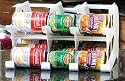 FIFO Mini Can Tracker- Food Storage Canned Foods Organizer/Rotater/Dispenser: Kitchen, Cupboard, Pantry- Rotate Up To 30 Cans