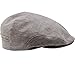 Sterkowski Derby Cap | 100% Linen Flat Cap for Men and Women | Classic Breathable Ivy League