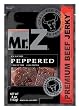 Mr. Z Premium Cuts Beef Jerky Peppered Flavor, 4-Ounce Bags (Pack of 6)