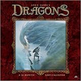 John Howe's Dragons 2009 Wall Calendar