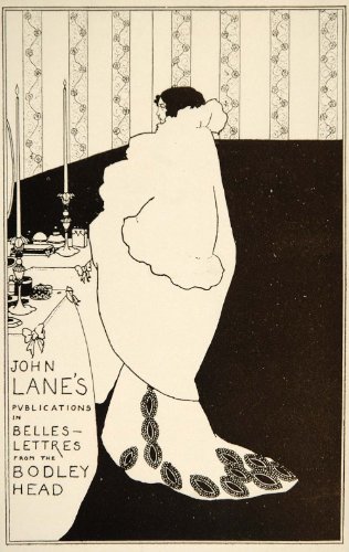 1913 Bodley Head Beardsley Mini Poster Art Nouveau - Original Mini Poster