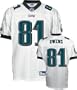 Terrell Owens White Reebok NFL Authentic Philadelphia Eagles Jersey